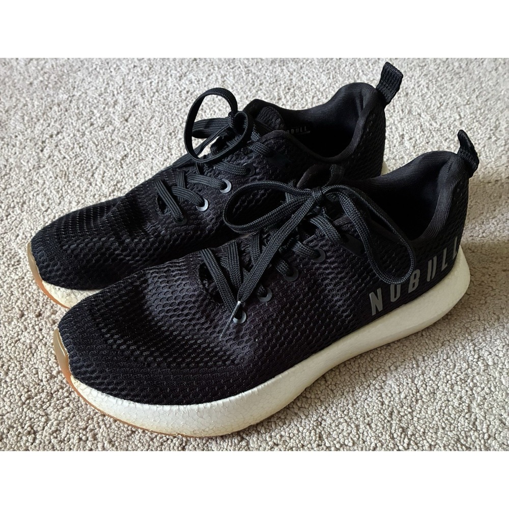 New- NoBull Men's  Runners Plus - Sz 11 Black/White- Runner +